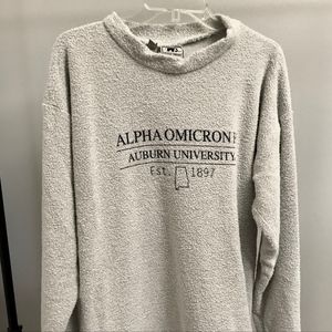 Alpha Omicron Pi Sorority Wooly Thread Sweatshirt